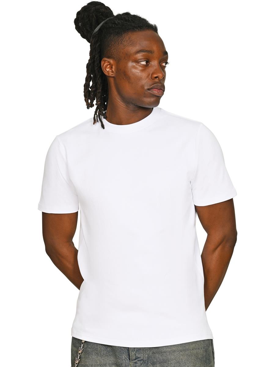 Ringspun Combed 240 Slim Interlock T — White