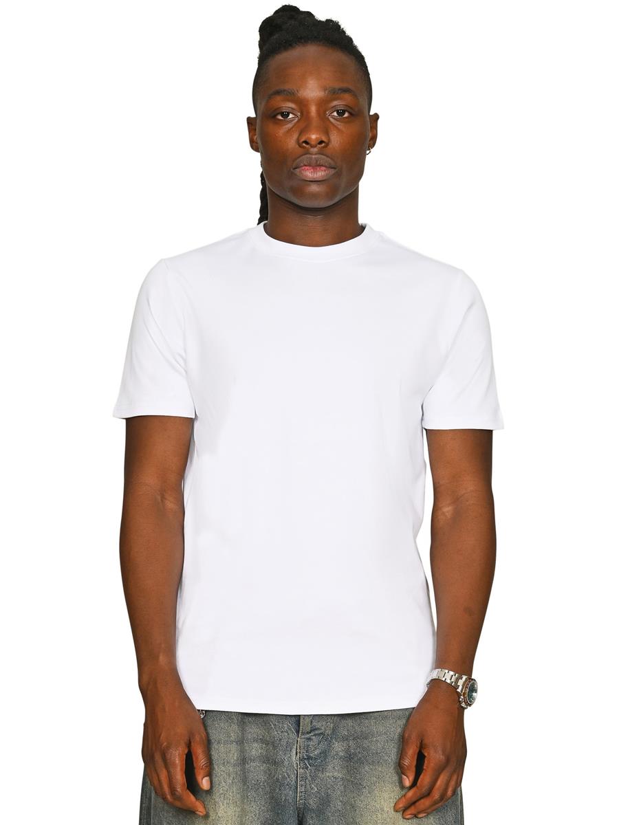 Ringspun Combed 240 Slim Interlock T — White