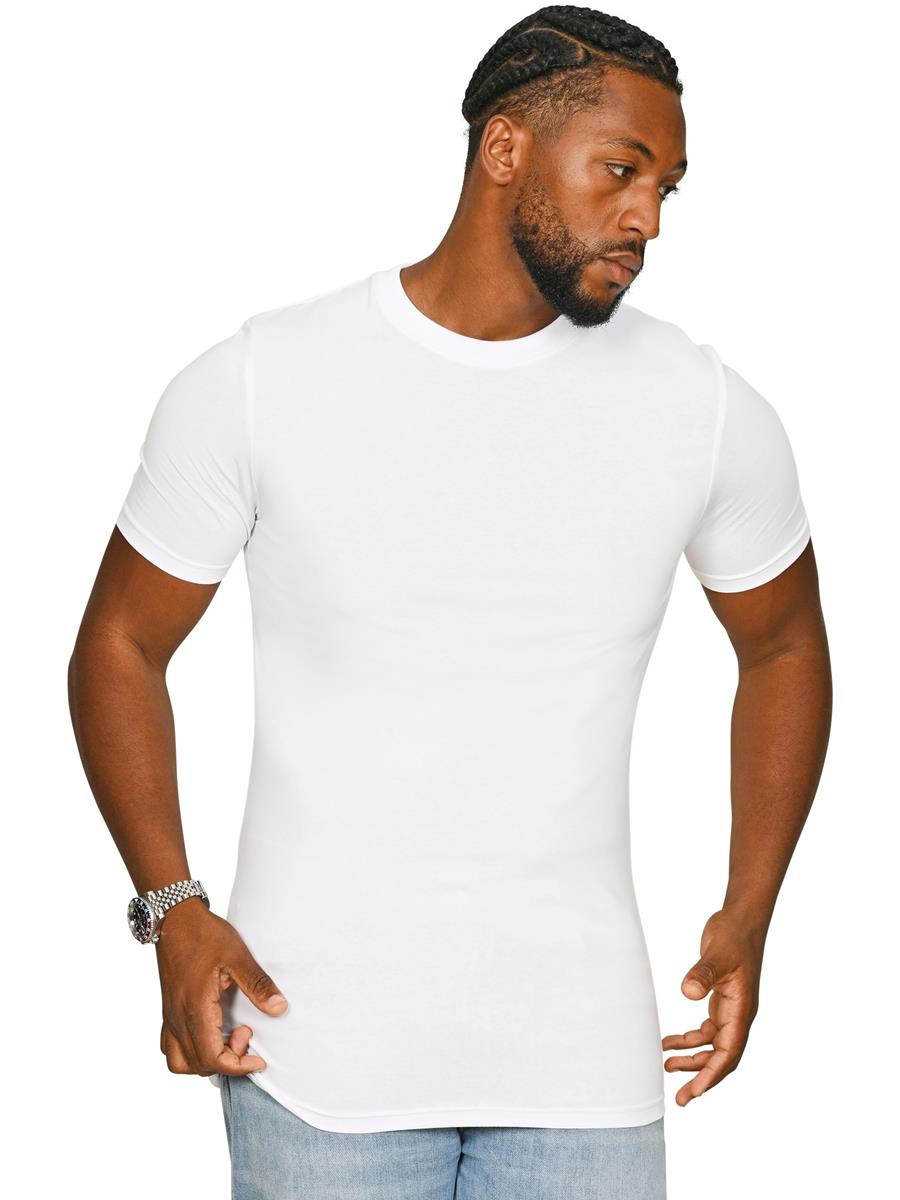 Ringspun Combed 150 Muscle Tall T — White