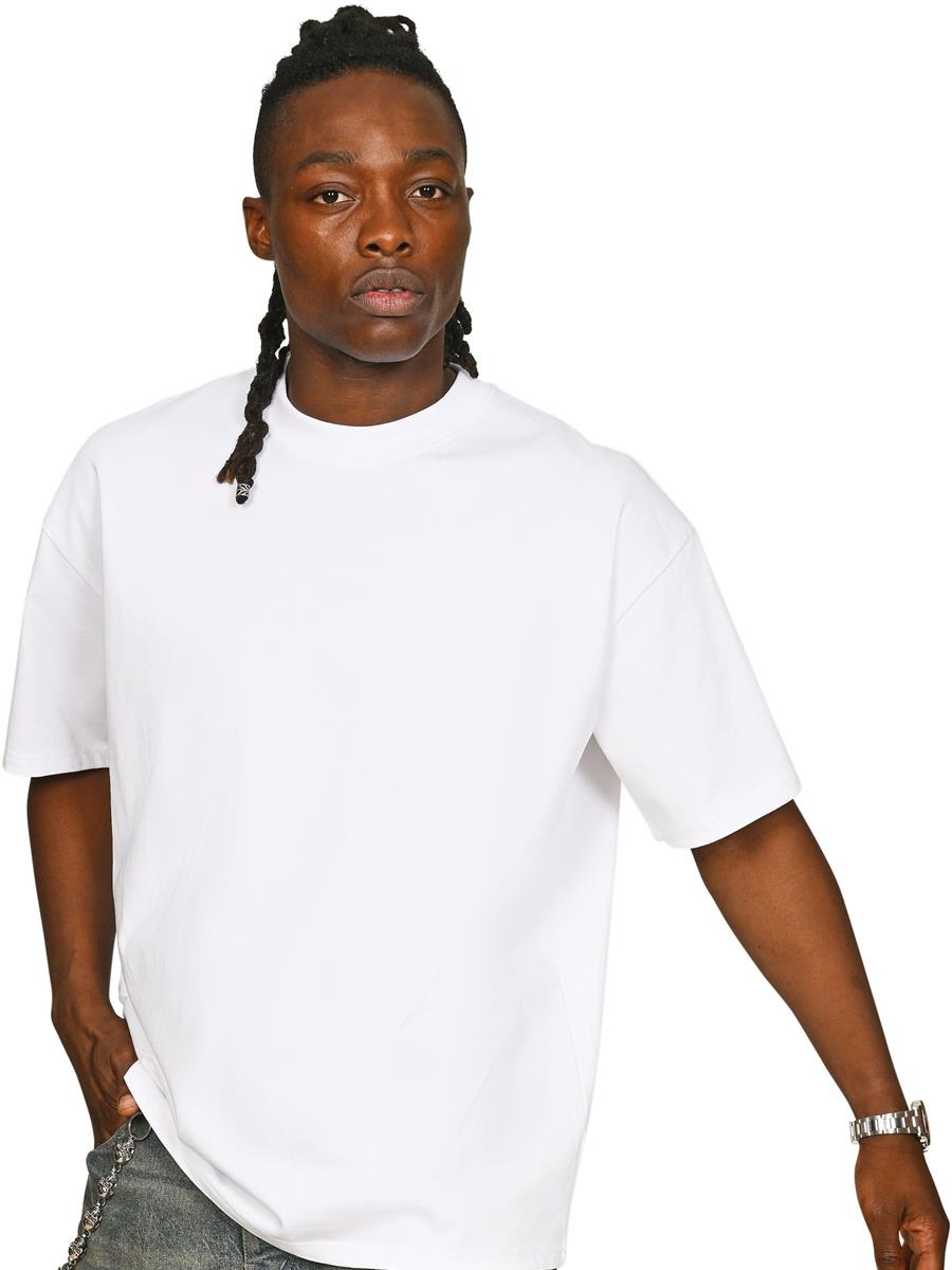 Supreme Organic Combed 350 Oversize Extended Neck T — White