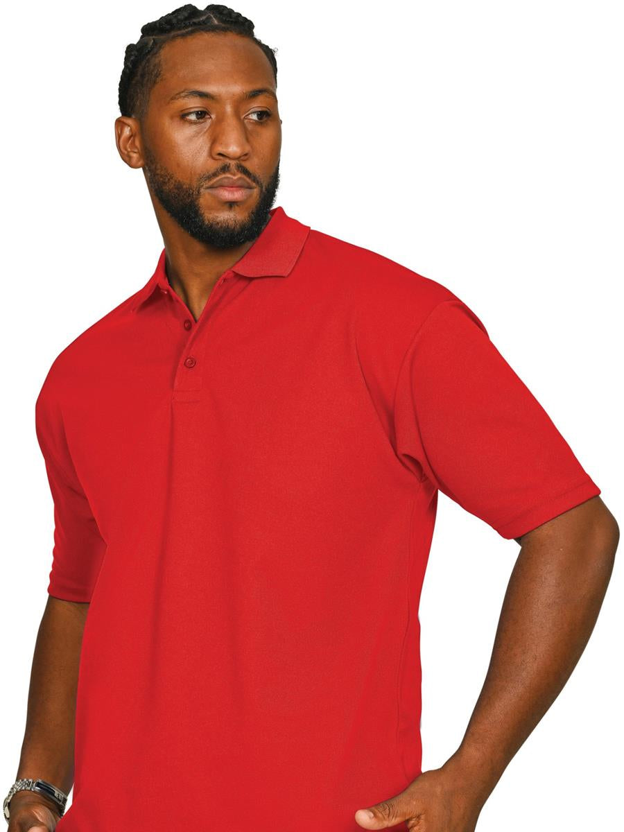 Original Tech Pique Polo — Red
