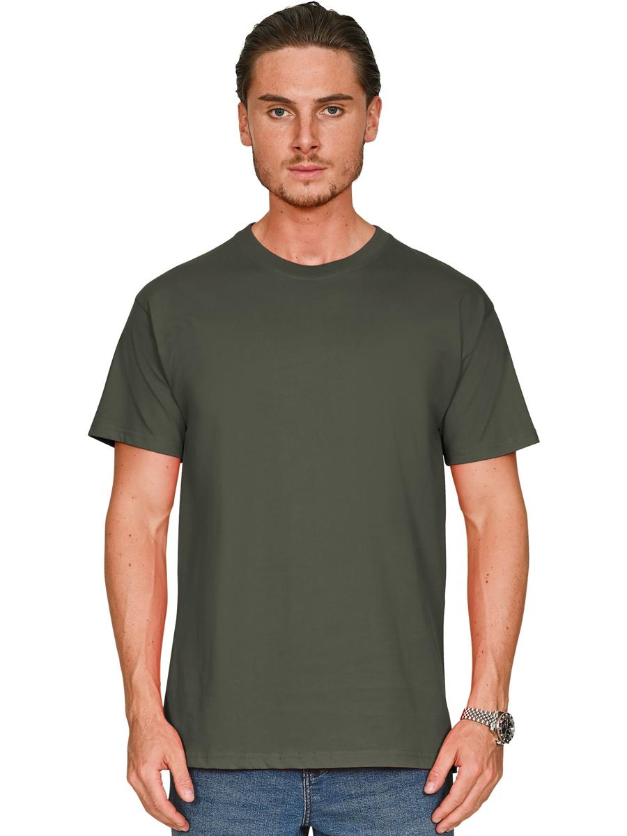 Supreme Combed Ringspun Organic 220 T — Khaki Olive