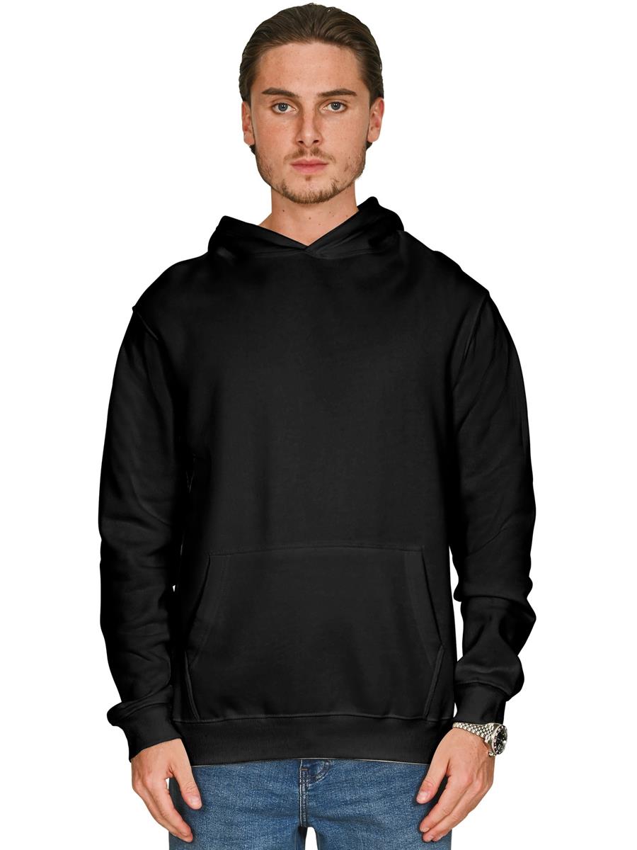 Premium Combed 280 Core Hood — Black