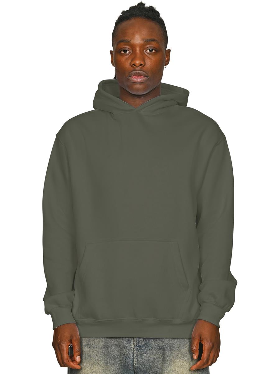 Premium Combed 280 Core Hood — Khaki Olive
