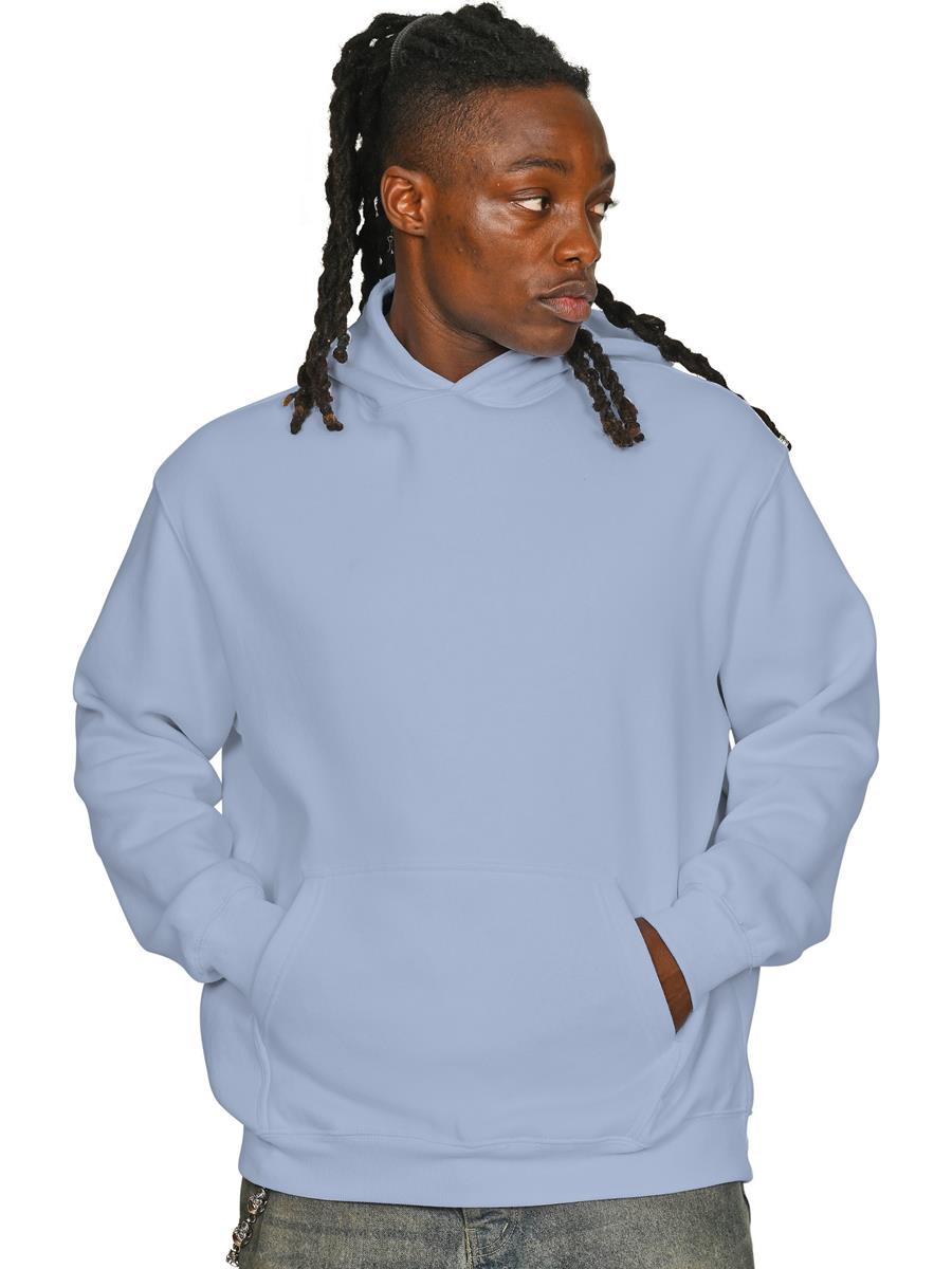 Premium Combed 280 Core Hood — Pastel Blue