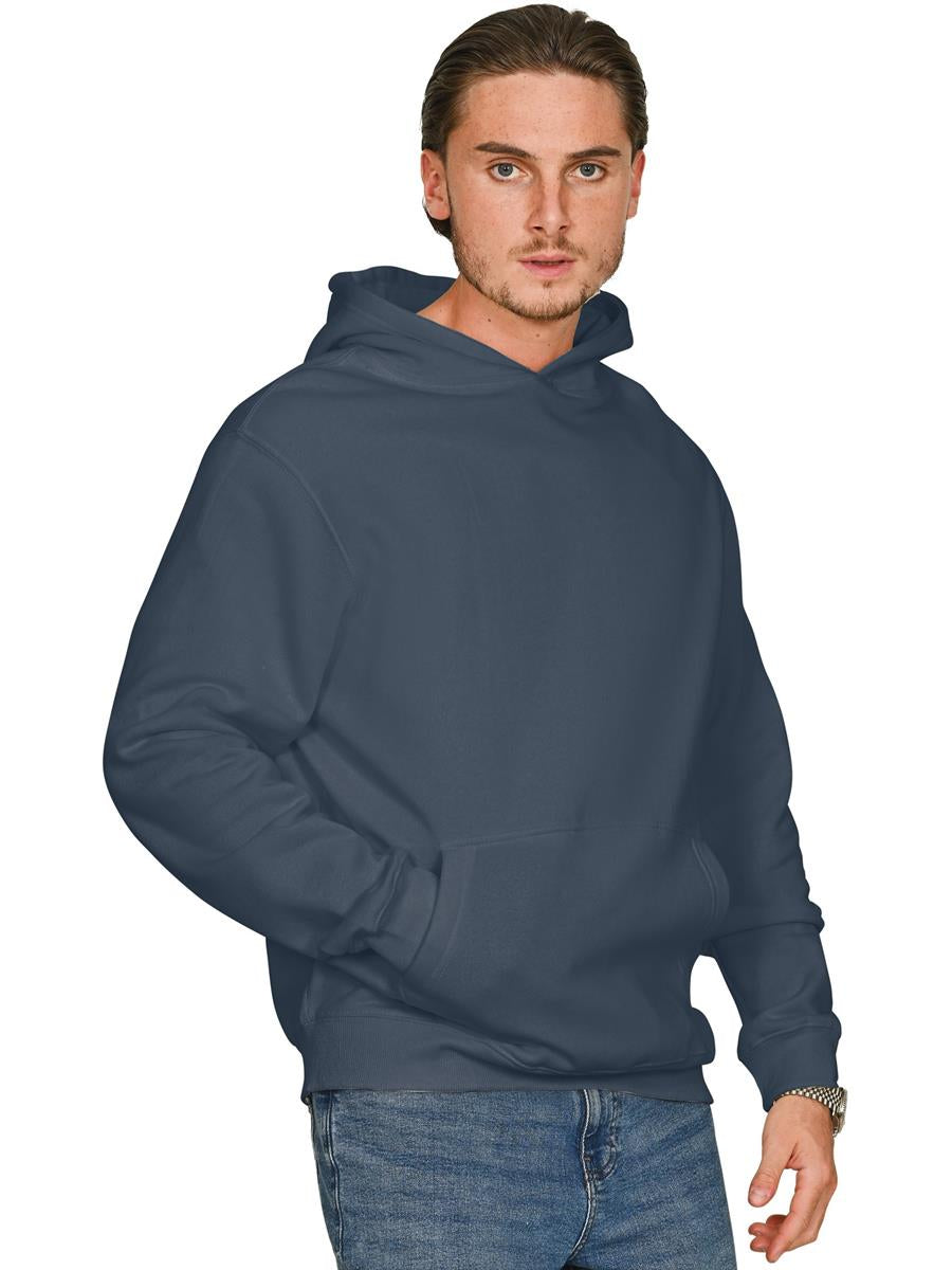 Premium Combed 280 Core Hood — Petrol Blue