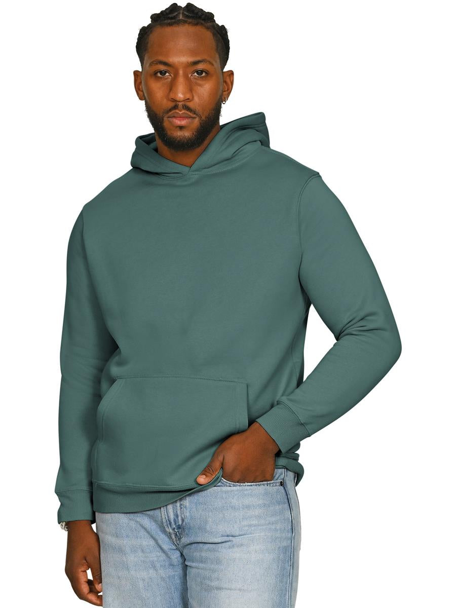 Premium Combed 280 Core Hood — Pine Green