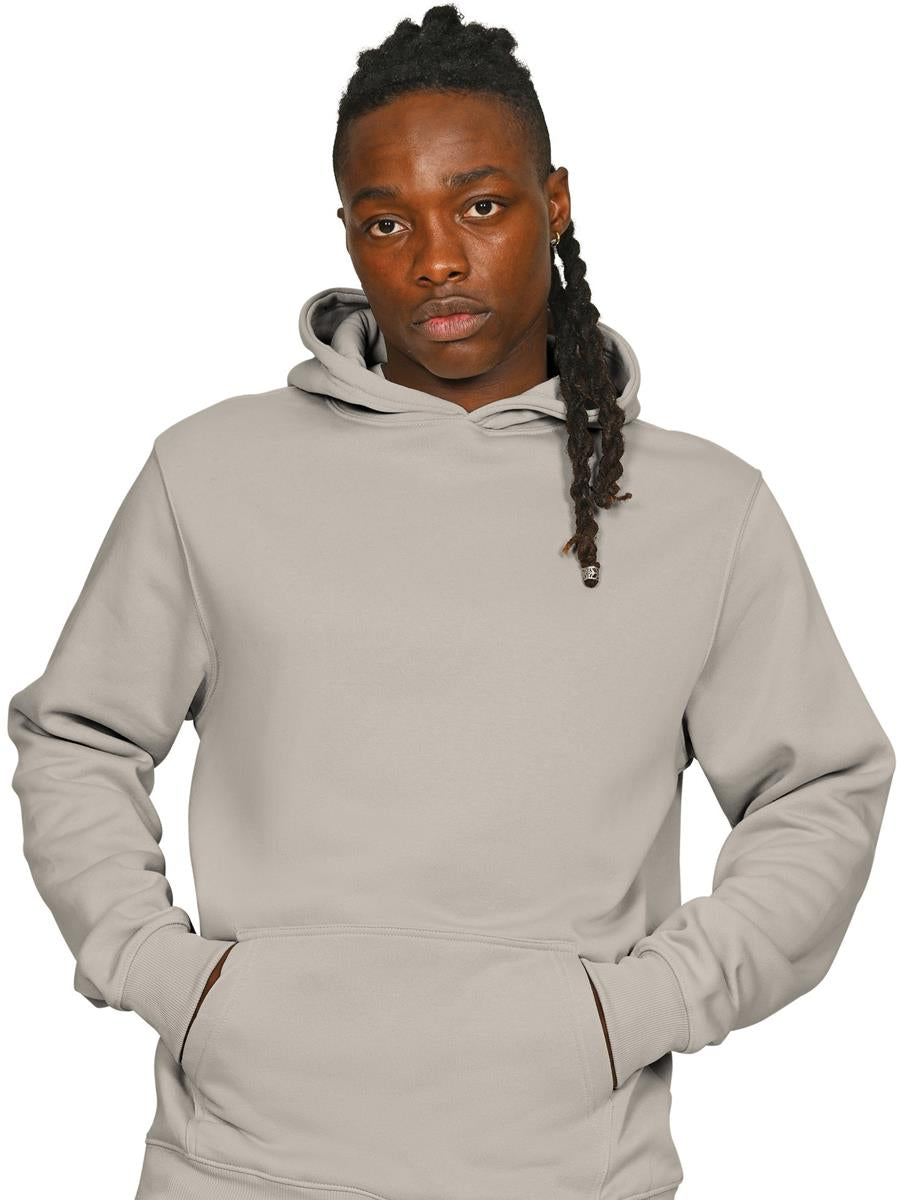 Premium Combed 280 Core Hood Tall — Stone