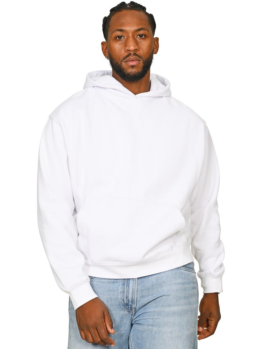 Premium Combed 330 Boxy Oversize Hood Tall — White