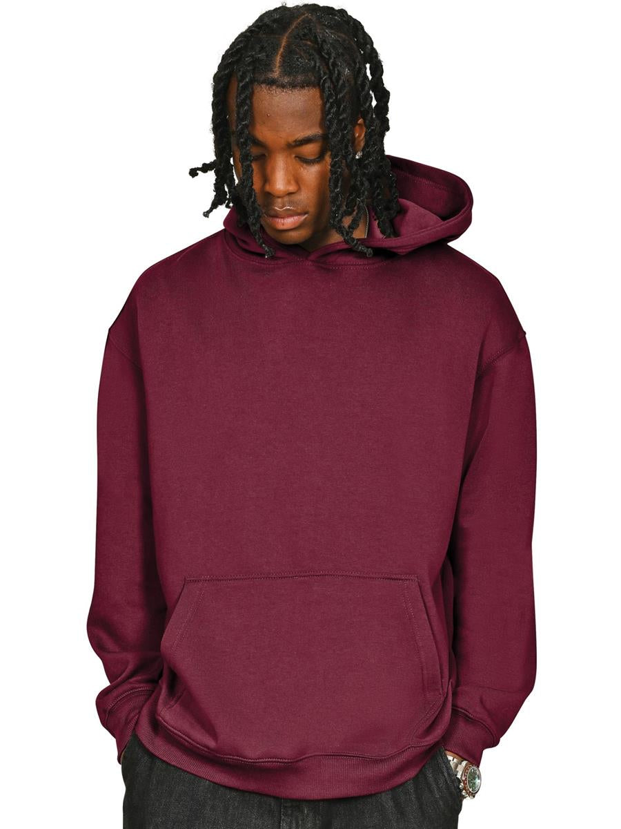 Premium Combed 280 Core Oversize Hood — Burgundy