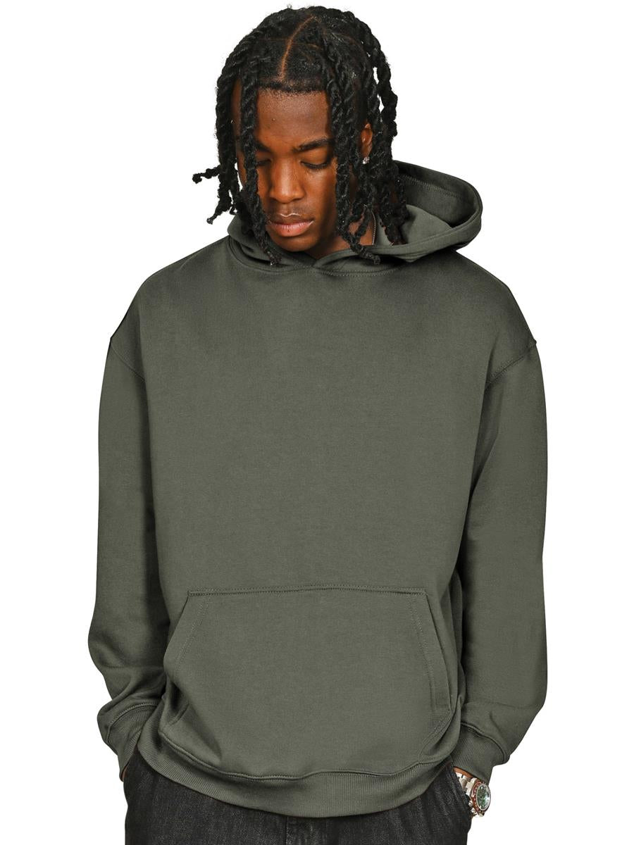 Premium Combed 280 Core Oversize Hood — Khaki Olive