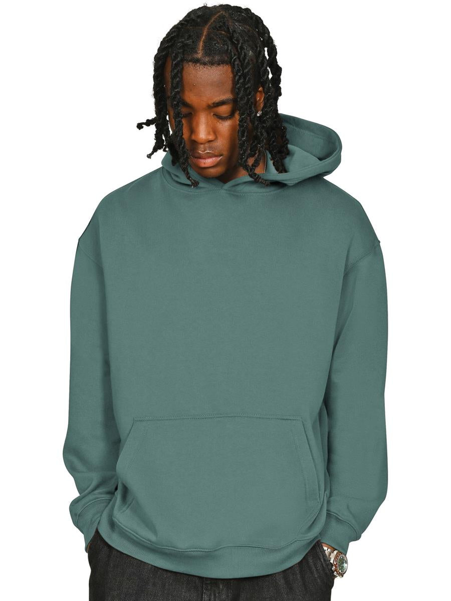 Premium Combed 280 Core Oversize Hood — Pine Green