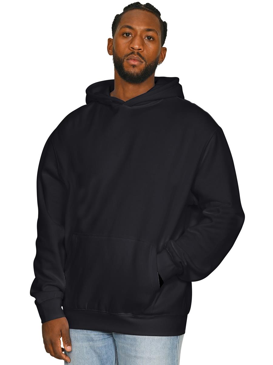 Premium Combed 330 Oversize Hood Tall — Black
