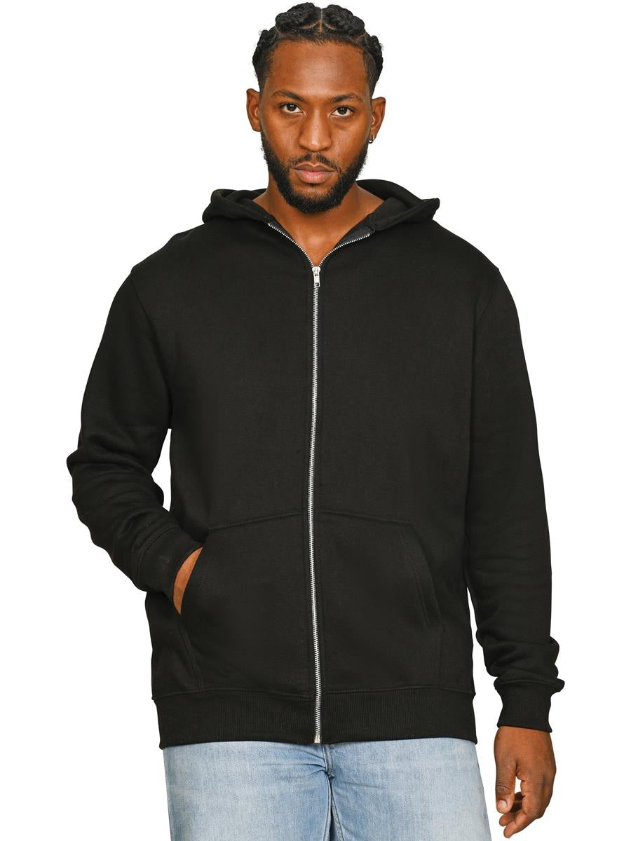 Premium Combed Core 280 Zip Hood — Black
