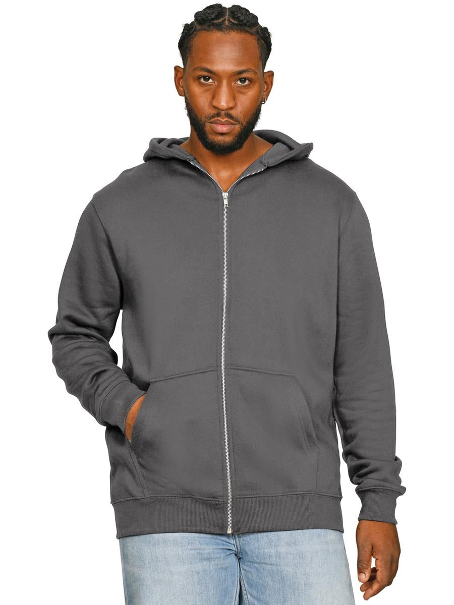 Premium Combed Core 280 Zip Hood — Charcoal