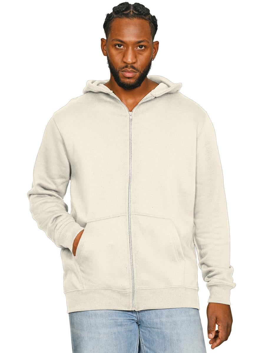 Premium Combed Core 280 Zip Hood — Ecru