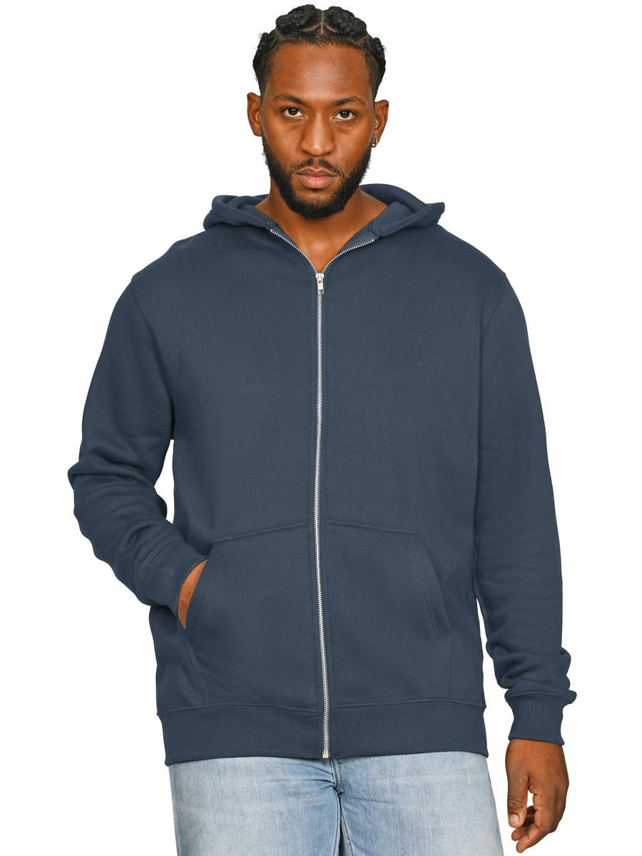 Premium Combed Core 280 Zip Hood — Petrol Blue
