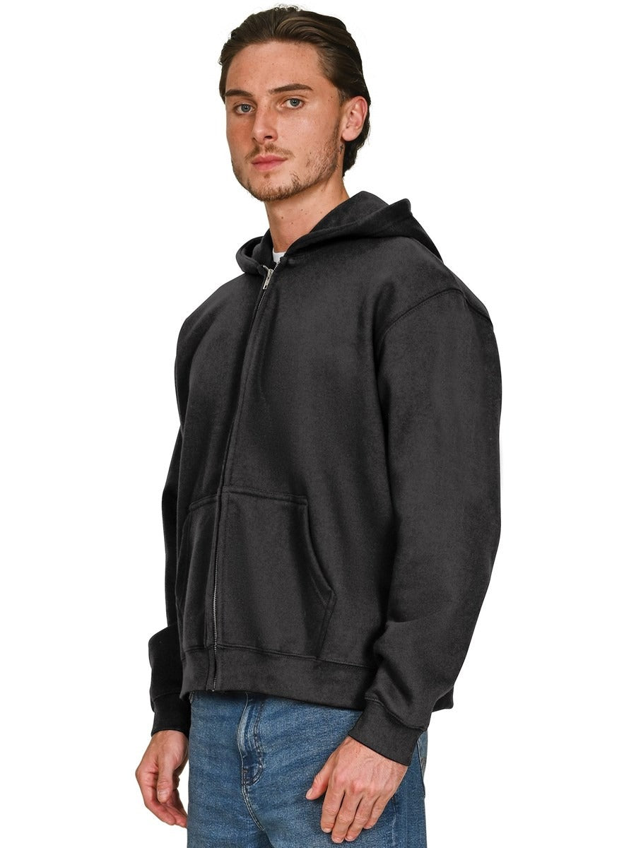 Premium Combed 330 Acid Boxy Oversize Fit Zip Hood Adult