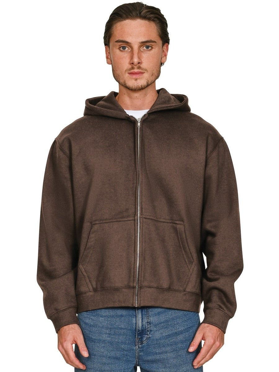 Premium Combed 330 Acid Boxy Oversize Fit Zip Hood Adult