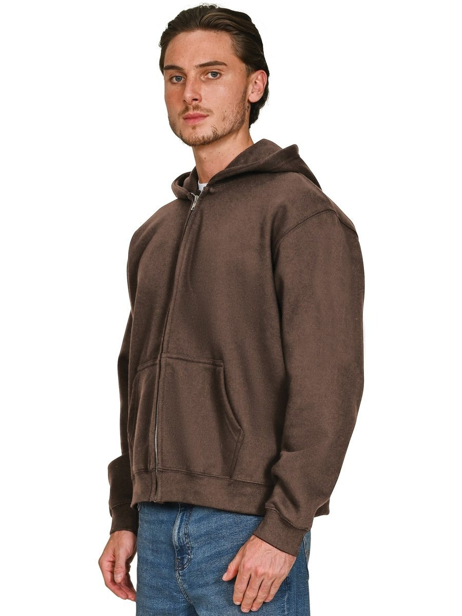 Premium Combed 330 Acid Boxy Oversize Fit Zip Hood Adult