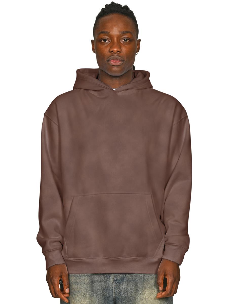Premium Combed 330 Acid Wash Oversize Hood — Acid Chocolate