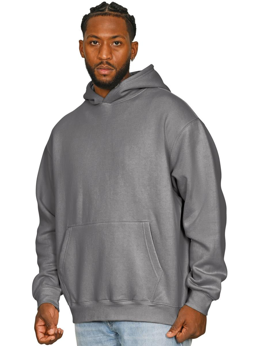 Premium Combed 330 Acid Wash Oversize Hood — Faded Charcoal