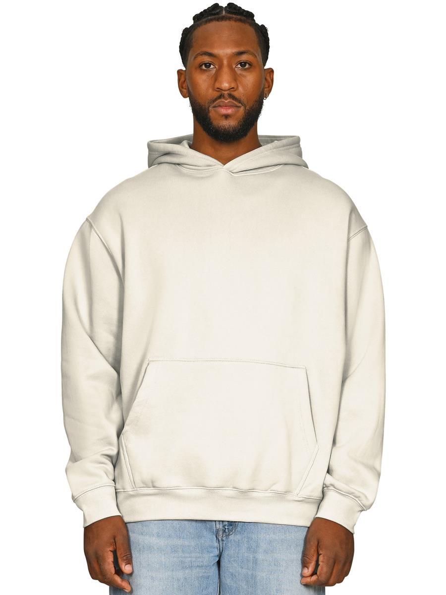 Premium Combed 330 Acid Wash Oversize Hood — Faded Ecru