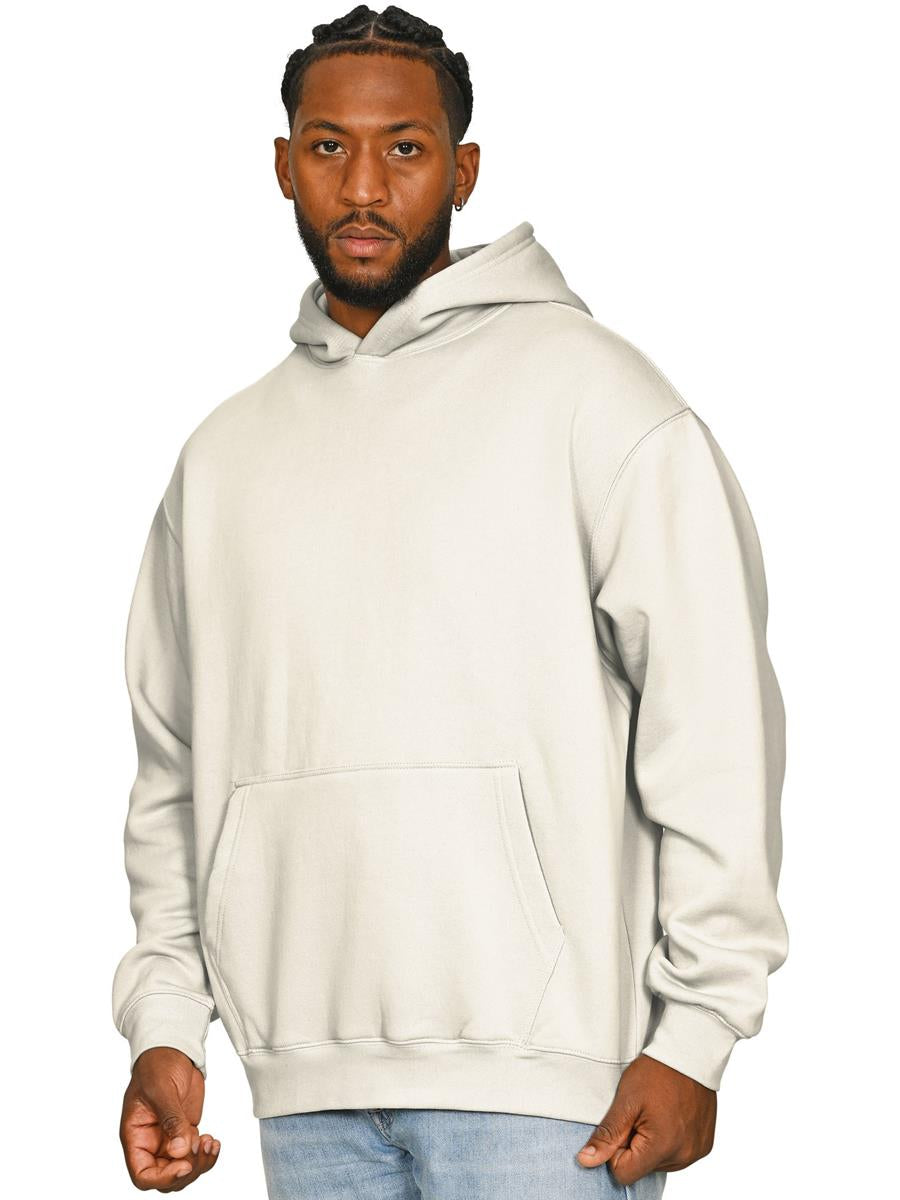 Premium Combed 330 Acid Wash Oversize Hood — Faded Ecru