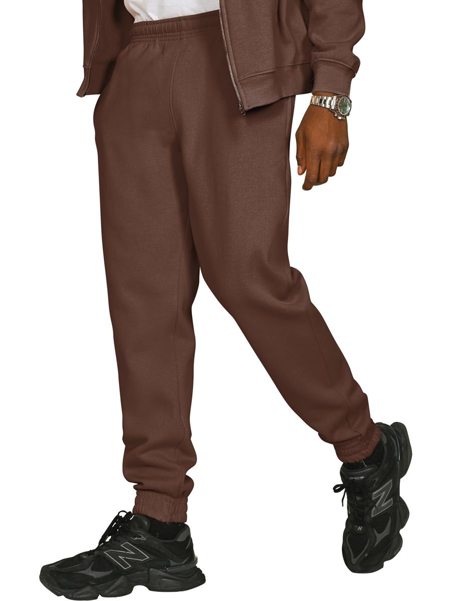 Premium Combed Core 280 Jogpants Tall — Chocolate
