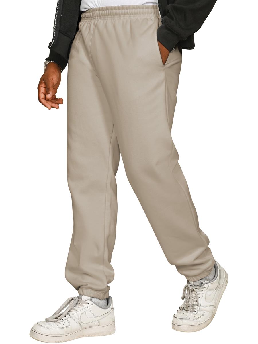 Premium Combed 330 Oversize Jogpants Regular — Stone
