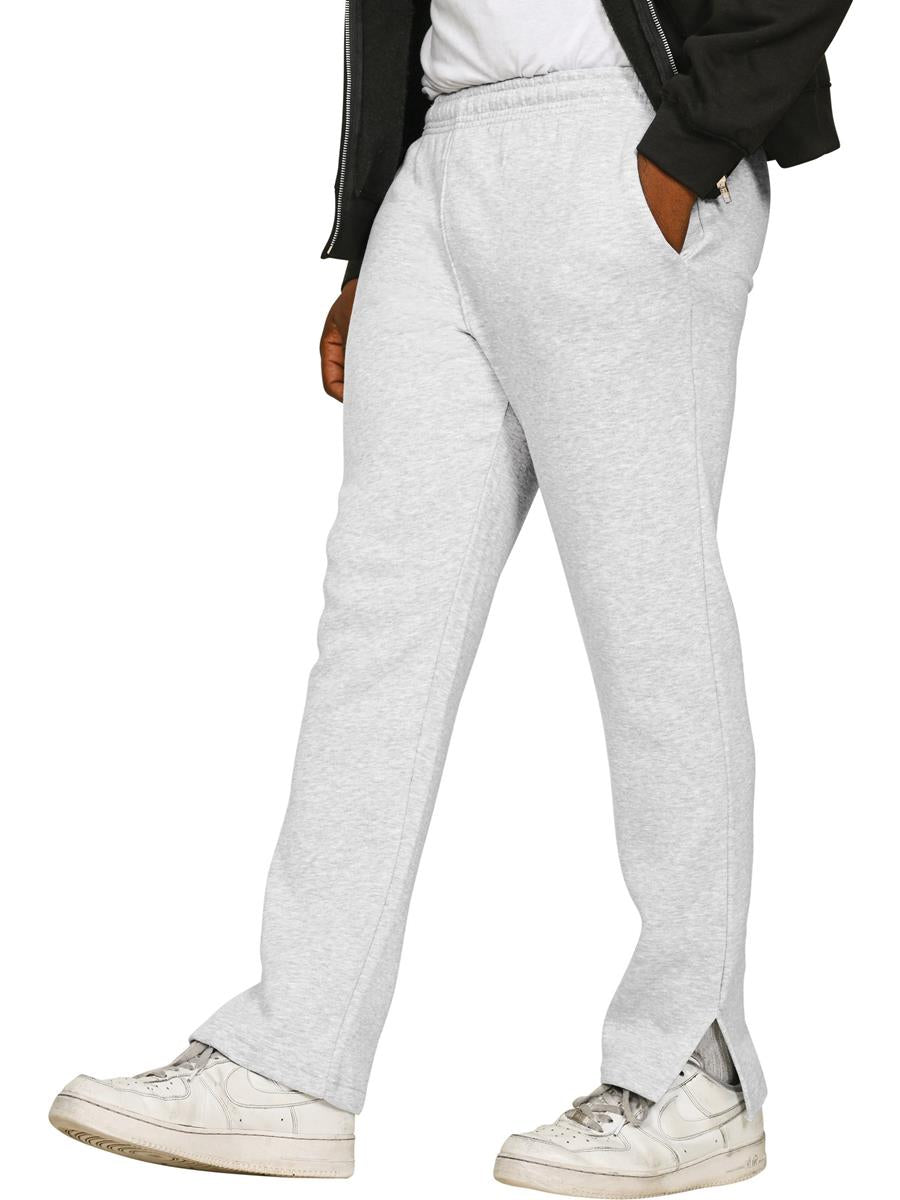 Premium Combed Core 280 Split Hem Jogpant Regular — Ash Grey