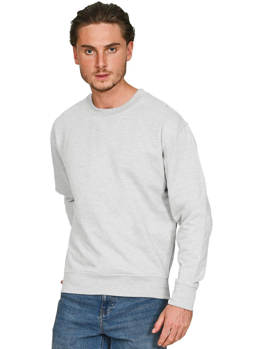 Premium Combed Core 280 Sweatshirt — Ash Grey