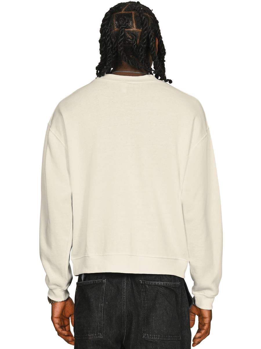 Premium Combed 280 Boxy Oversize Extended Neck Sweat — Ecru