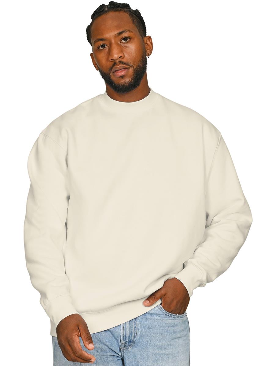 Premium Combed 280 Oversize Extended Neck Sweat — Ecru
