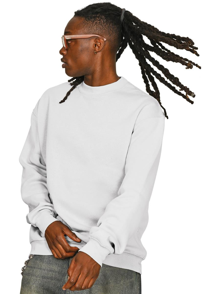 Premium Combed 330 Oversize Extended Neck Sweat Tall — Lunar Grey