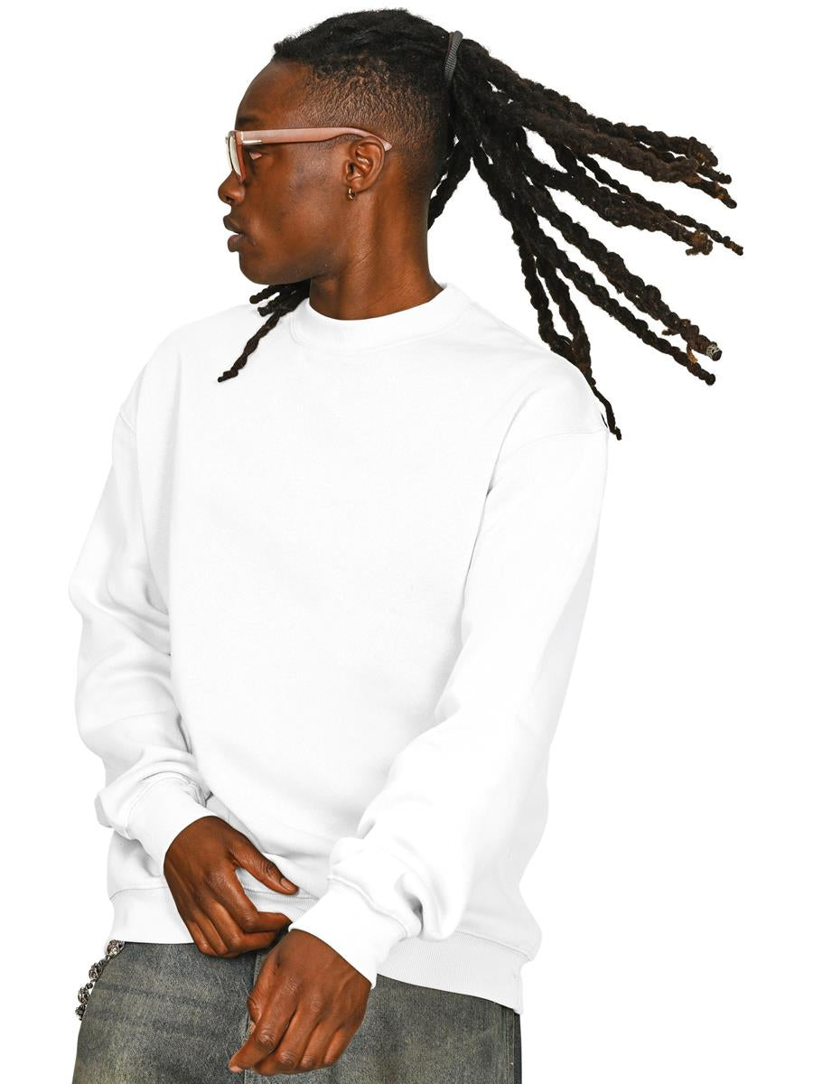 Premium Combed 330 Oversize Extended Neck Sweat Tall — White
