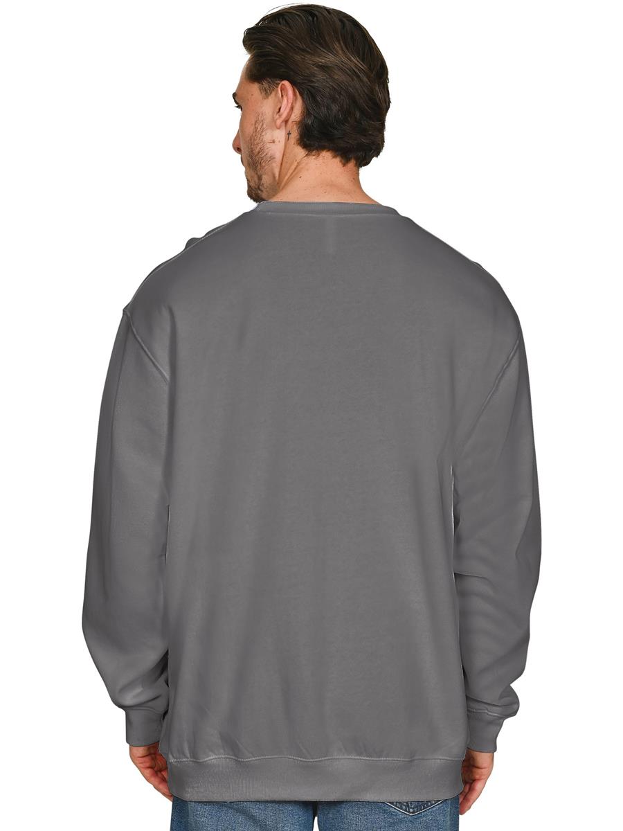 Premium Combed 330 Acid Wash Oversized Sweat — Faded Charcoal
