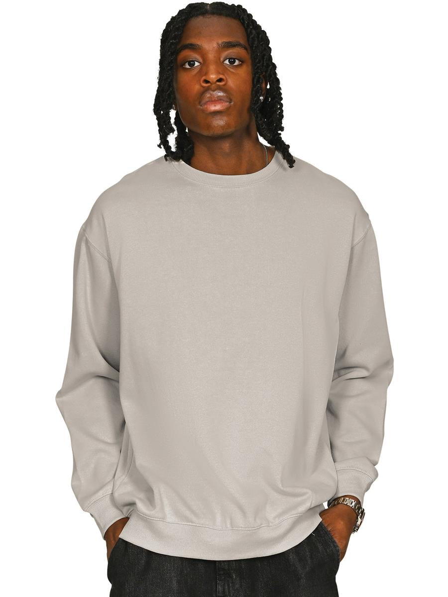 Premium Combed 330 Acid Wash Oversized Sweat — Faded Stone