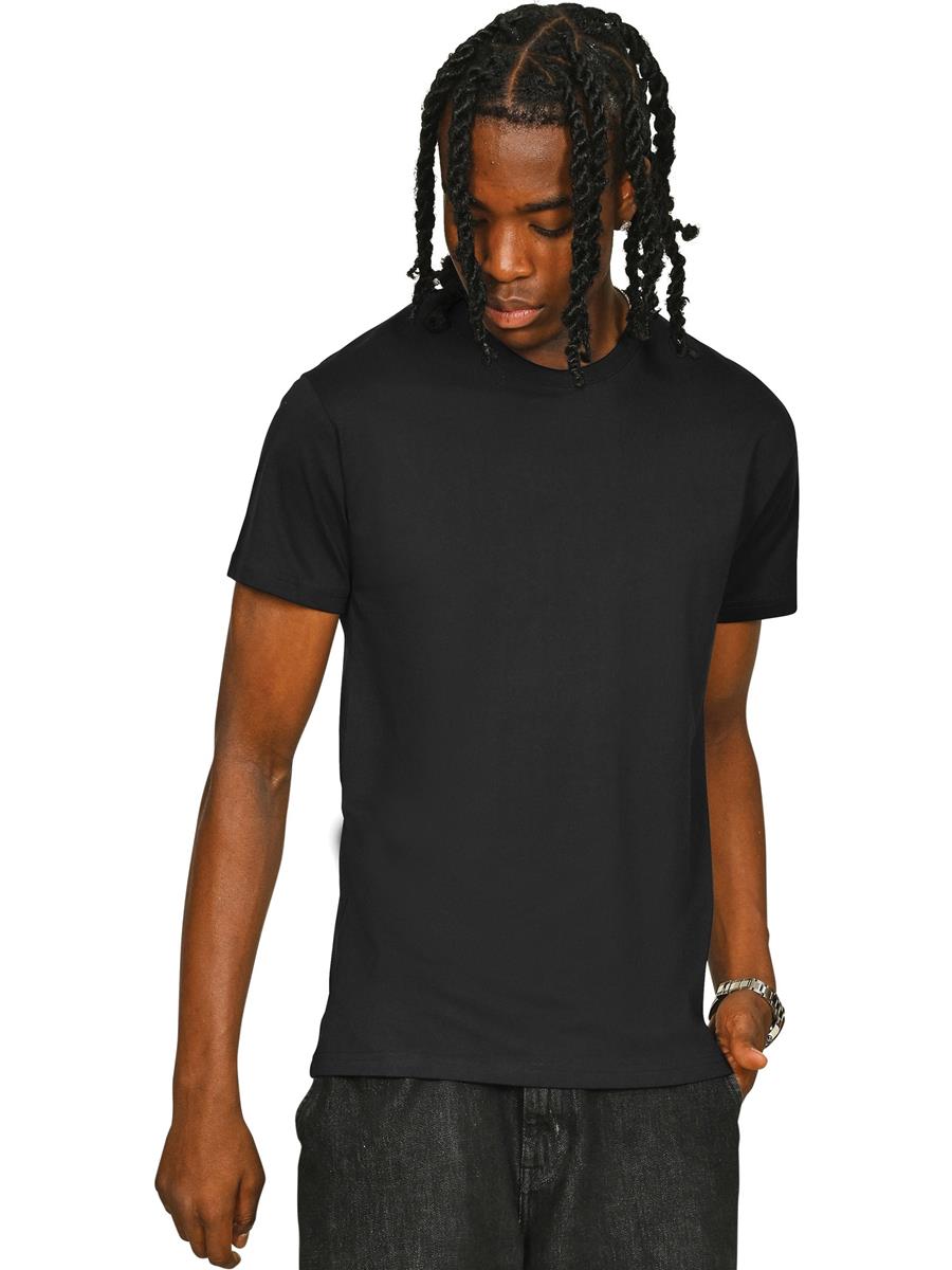 Core Organic Combed 180 Regular Fit Tee — Black