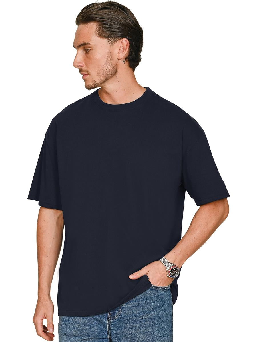 Ringspun Combed 180 Oversize T — Navy