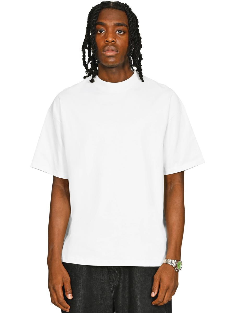 Ringspun 220 Oversize Extended Neck T — White