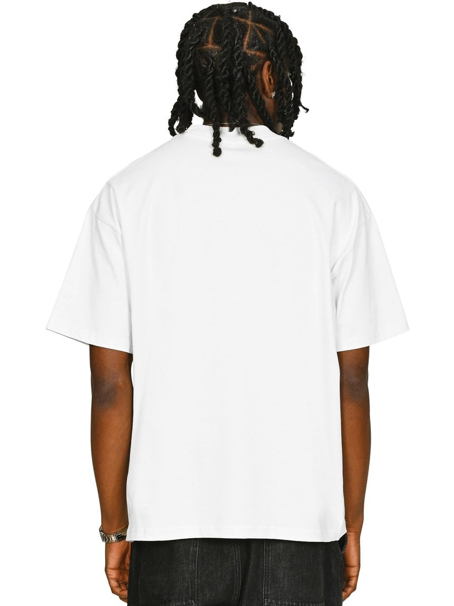 Premium Ringspun 220 Oversize Fit Extended Neck Tee Adult