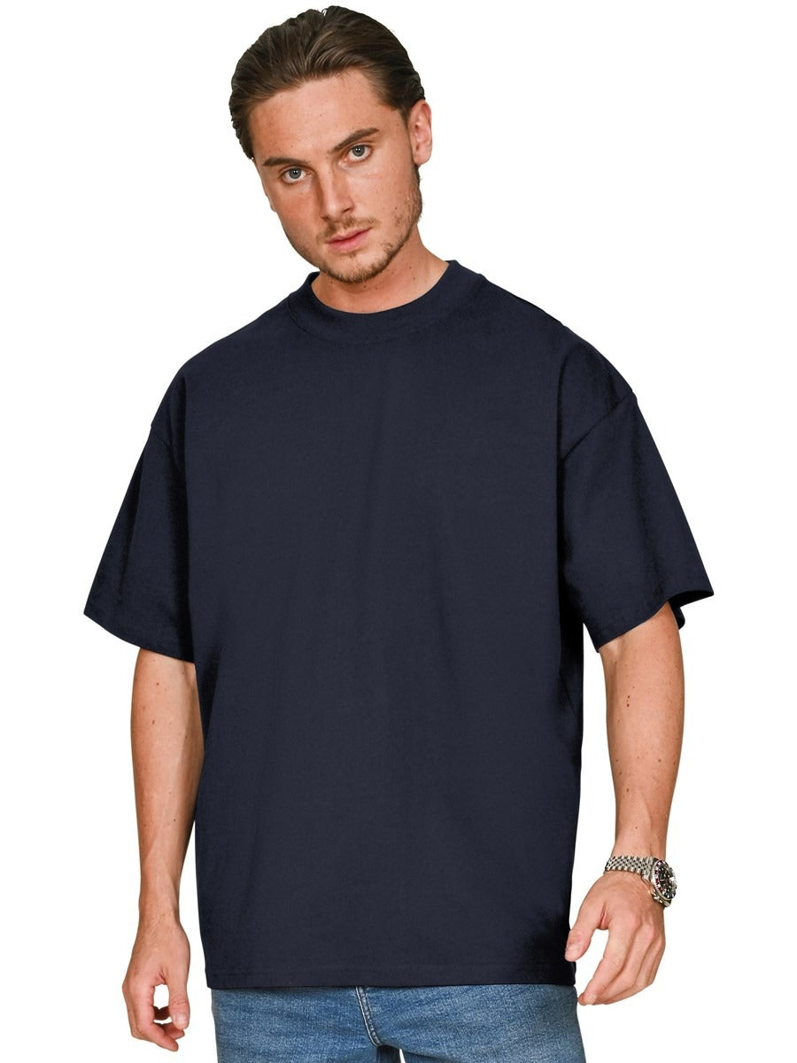 Premium Combed 220 Oversize Fit Extended Neck Tee Adult