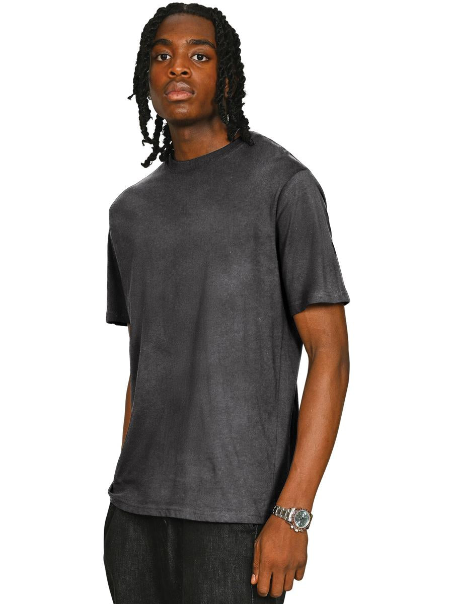 Ringspun Combed 180 Acid Wash Core T — Acid Charcoal