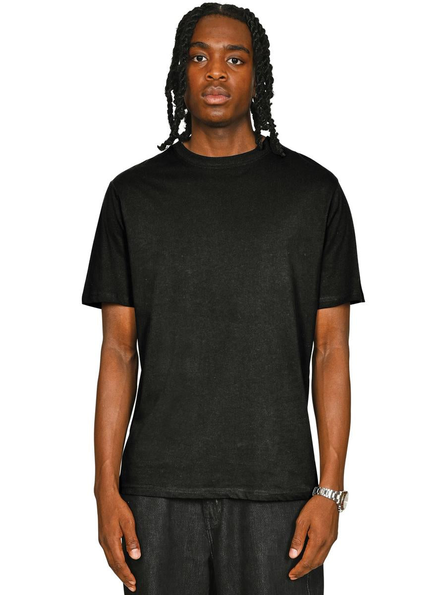 Ringspun Combed 180 Acid Wash Core T — Faded Black