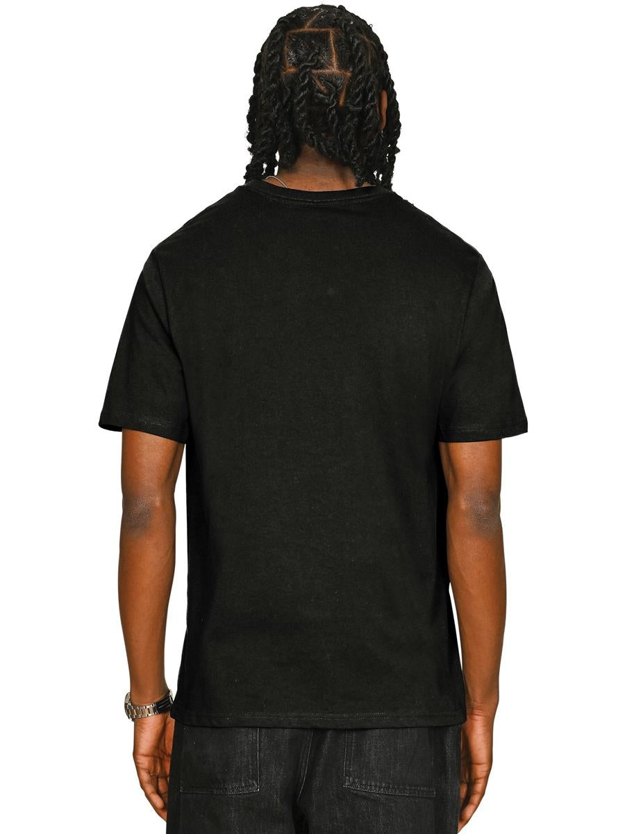 Ringspun Combed 180 Acid Wash Core T — Faded Black
