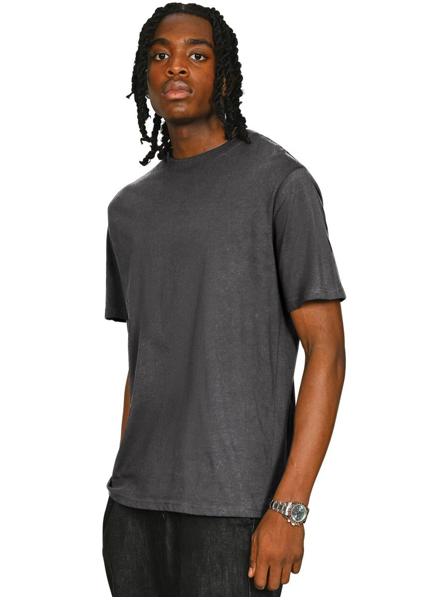 Ringspun Combed 180 Acid Wash Core T — Faded Charcoal