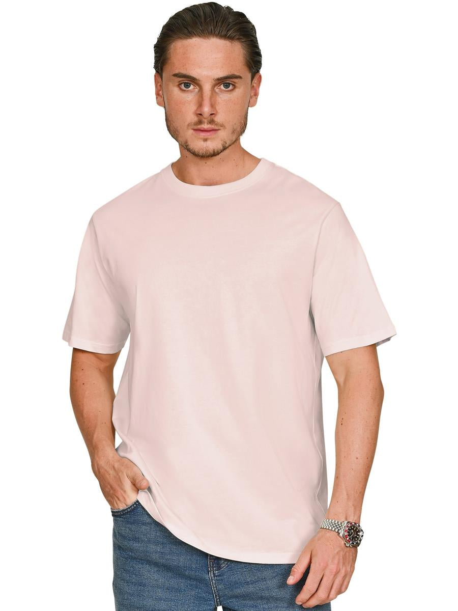 Ringspun Combed 180 Acid Wash Core T — Faded Pink