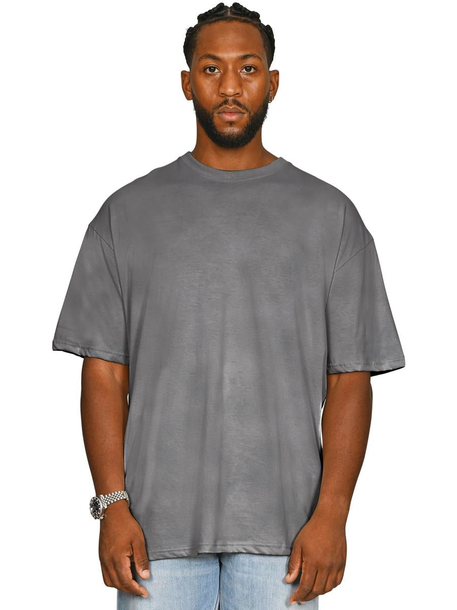 Ringspun Combed 180 Acid Wash Core Tall T — Acid Charcoal