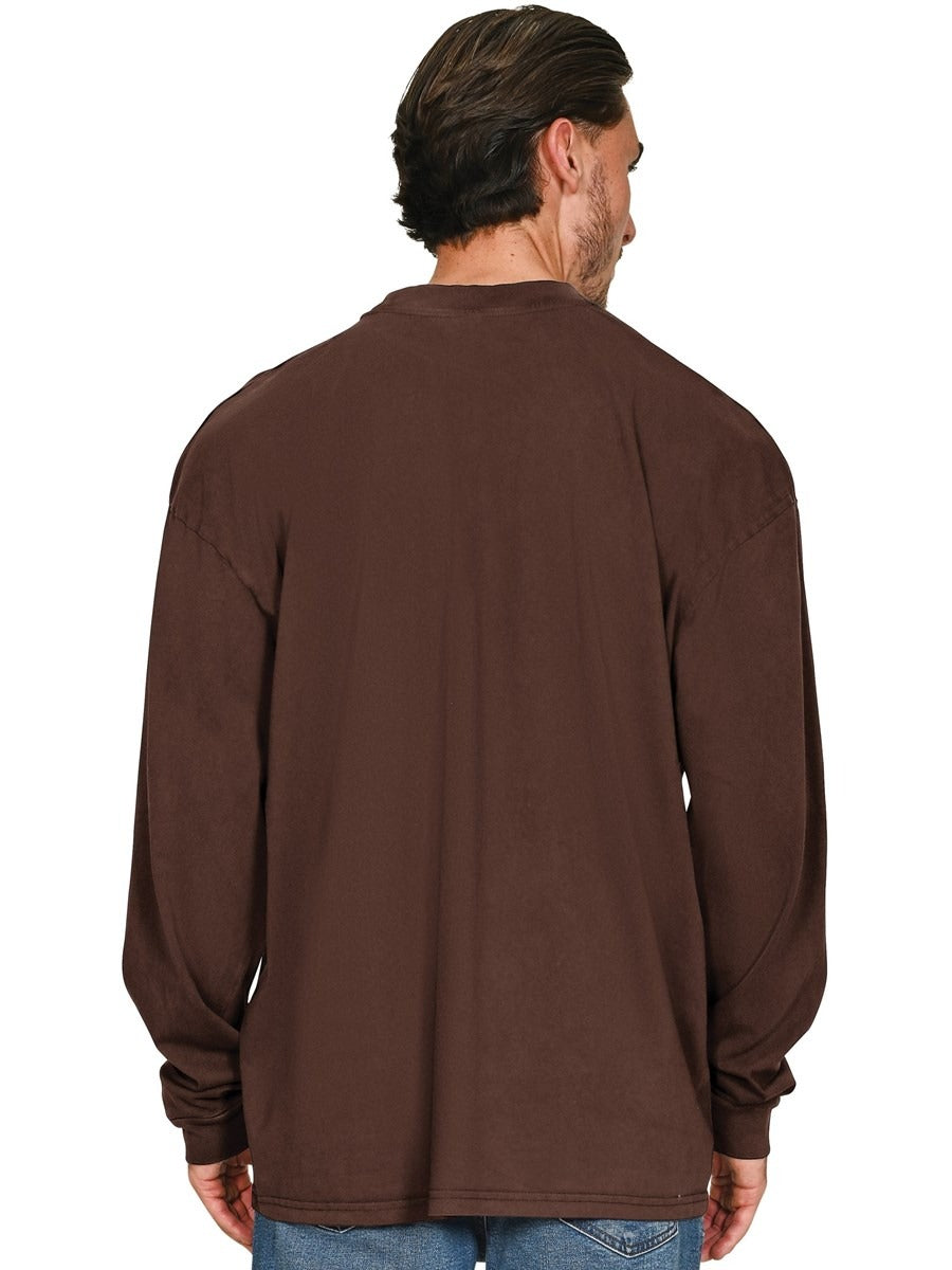 Core Combed 180 Acid Oversize Fit Extended Neck L/S Tee Tall Adult